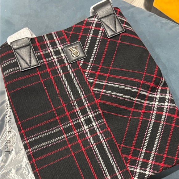 Victoria's Secret Handbags - Victoria Secret Black and Red Plaid tote
